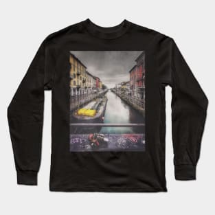 Navigli, Milano Long Sleeve T-Shirt